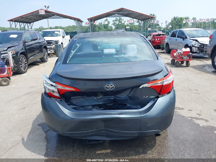 2014 Toyota Corolla Le Eco Plus VIN: 2T1BPRHE8EC011687 Lot: 45671336
