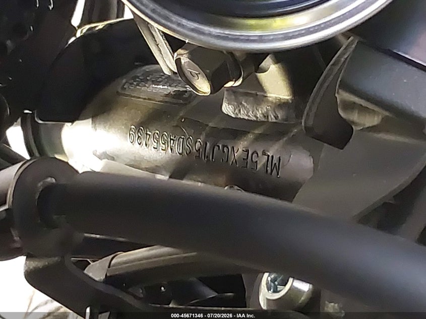 2025 Kawasaki Ex500 A/B VIN: ML5EXGJ15SDA55439 Lot: 45671346