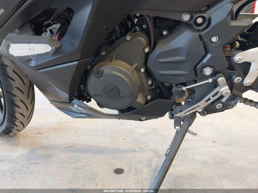 2025 Kawasaki Ex500 A/B VIN: ML5EXGJ15SDA55439 Lot: 45671346