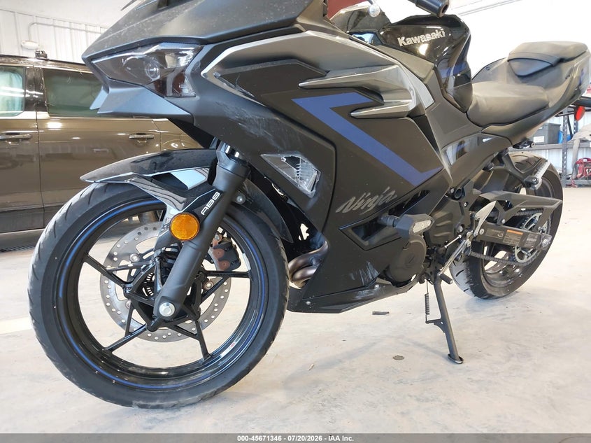 2025 Kawasaki Ex500 A/B VIN: ML5EXGJ15SDA55439 Lot: 45671346