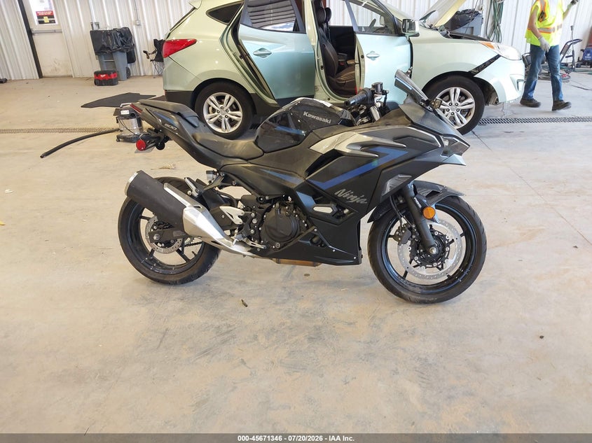 2025 Kawasaki Ex500 A/B VIN: ML5EXGJ15SDA55439 Lot: 45671346