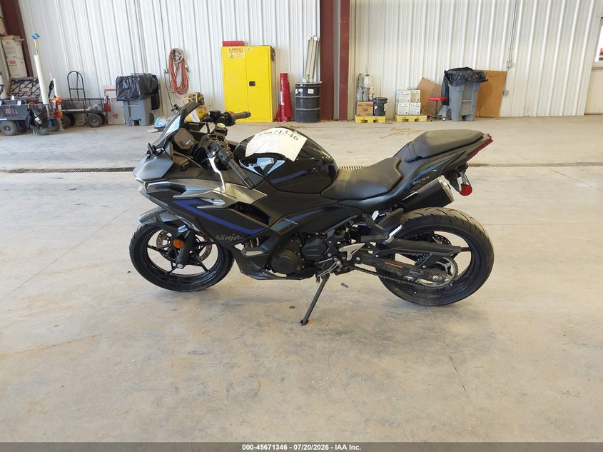 2025 Kawasaki Ex500 A/B VIN: ML5EXGJ15SDA55439 Lot: 45671346