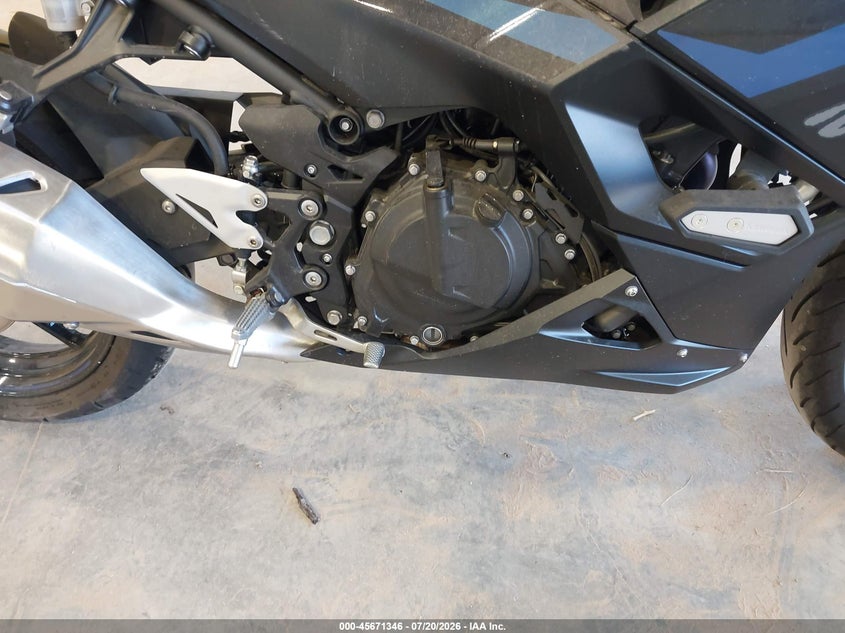 2025 Kawasaki Ex500 A/B VIN: ML5EXGJ15SDA55439 Lot: 45671346