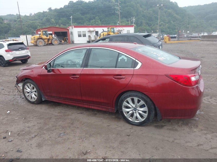 2015 Subaru Legacy 2.5I Premium VIN: 4S3BNBE64F3018477 Lot: 45671347