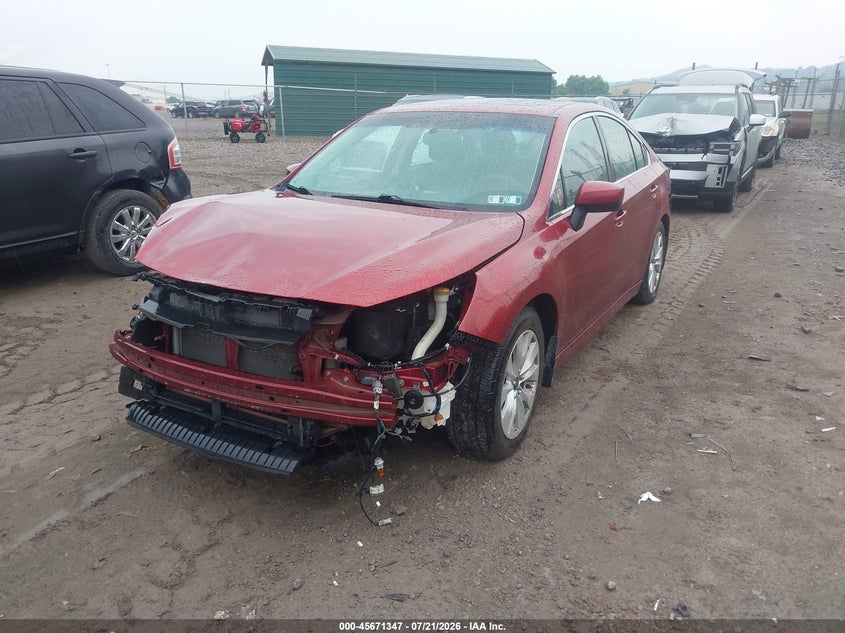 Vin: 4s3bnbe64f3018477, lot: 46169948, subaru legacy 2.5i premium 20152