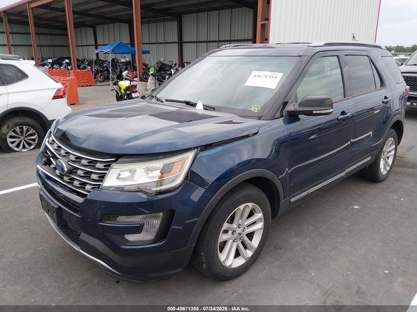Vin: 1fm5k7d89ggc04334, lot: 46169955, ford explorer xlt 20162