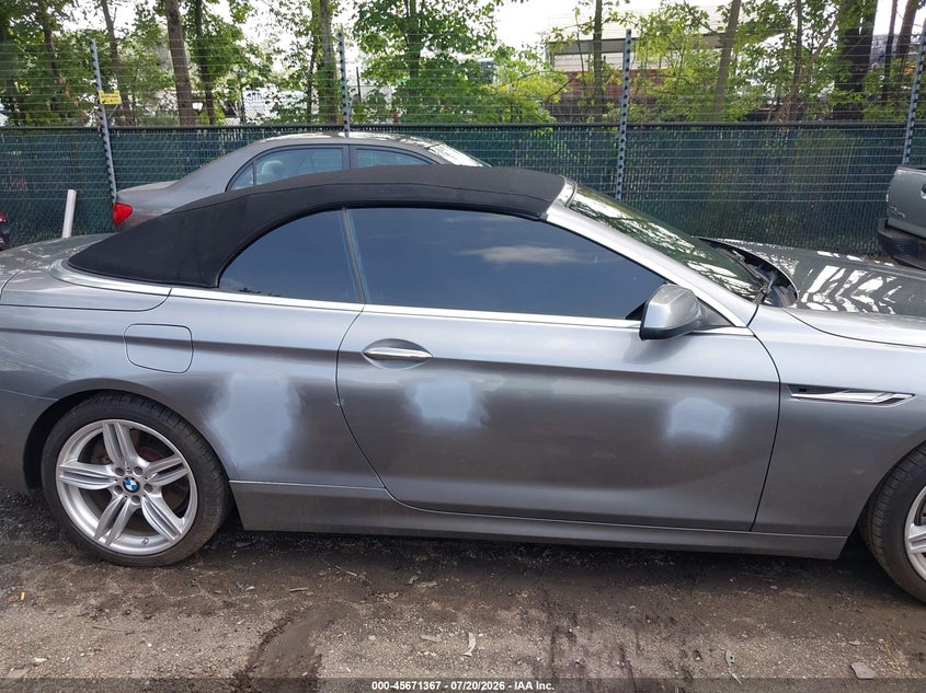 2012 BMW 650I VIN: WBALZ3C56CDL71752 Lot: 45671367