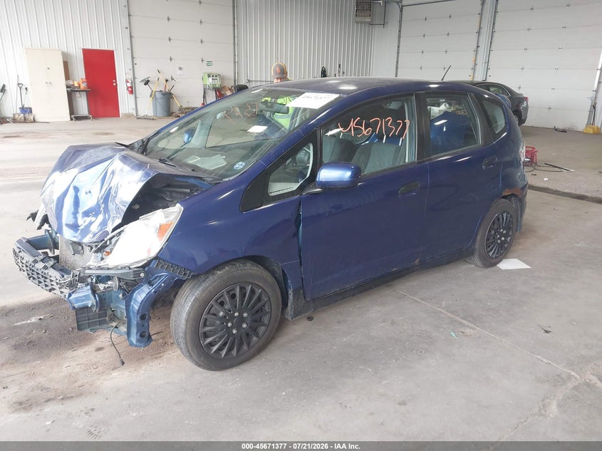 2009 Honda Fit, Front End, IAAI, VIN JHMGE88429S034382 — photo 2