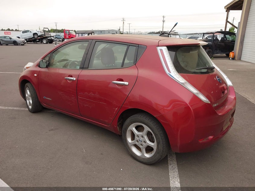 2011 Nissan Leaf Sl VIN: JN1AZ0CP9BT001655 Lot: 45671390