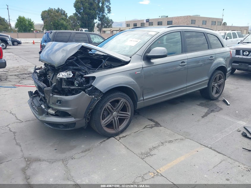 Vin: wa1dgafe9fd017591, lot: 46169998, audi q7 3.0t s line prestige 20152