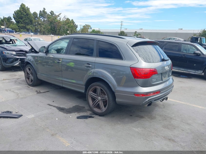 Vin: wa1dgafe9fd017591, lot: 46169998, audi q7 3.0t s line prestige 20153