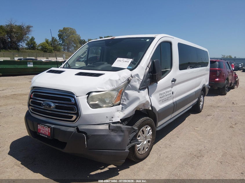 Vin: 1fbzx2zm4fka97922, lot: 46170004, ford transit-350 xlt 20152