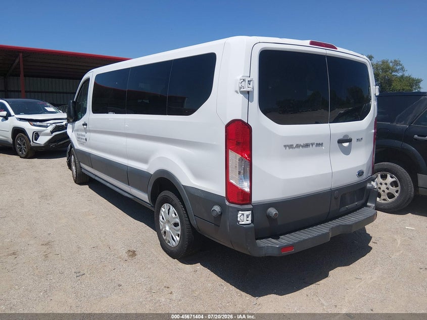 Vin: 1fbzx2zm4fka97922, lot: 46170004, ford transit-350 xlt 20153