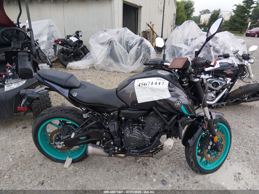 2024 Yamaha Mt07 VIN: JYARM32E1RA009637 Lot: 45671447