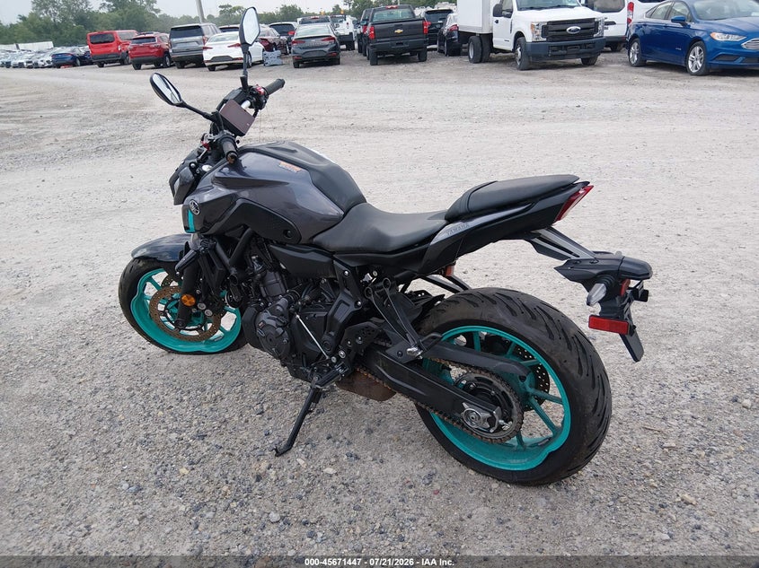 2024 Yamaha Mt07 VIN: JYARM32E1RA009637 Lot: 45671447