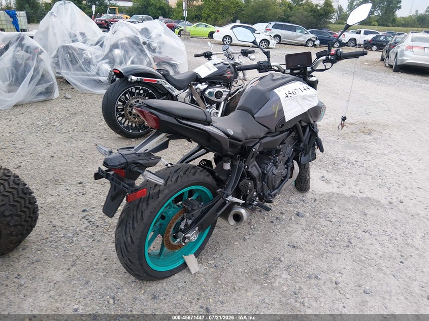 2024 Yamaha Mt07 VIN: JYARM32E1RA009637 Lot: 45671447