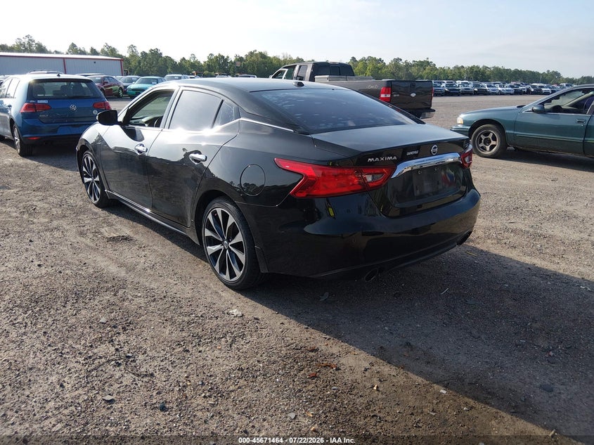 Vin: 1n4aa6ap2gc387200, lot: 46170064, nissan maxima 3.5 sr 20163
