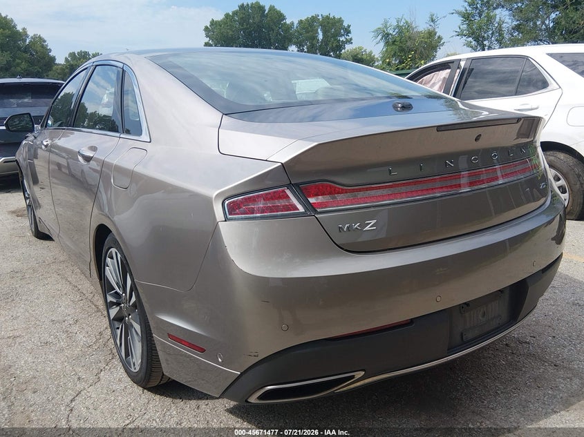2019 LINCOLN MKZ HYBRID auction photo 3