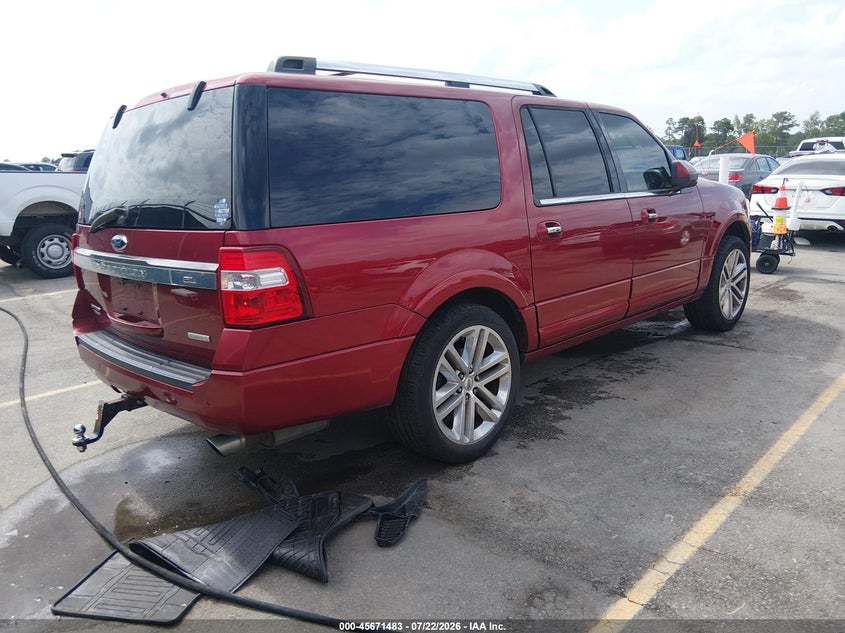 Vin: 1fmjk1kt6fef32906, lot: 46170083, ford expedition el limited 20154