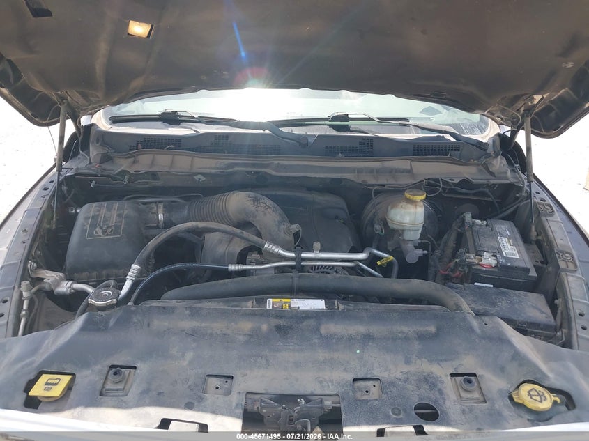 2017 Ram 1500 Lone Star Silver 4X4 5'7 Box VIN: 1C6RR7LT7HS656389 Lot: 45671495