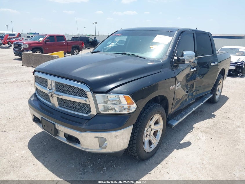 2017 Ram 1500 Lone Star Silver 4X4 5'7 Box VIN: 1C6RR7LT7HS656389 Lot: 45671495