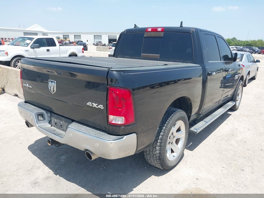 2017 Ram 1500 Lone Star Silver 4X4 5'7 Box VIN: 1C6RR7LT7HS656389 Lot: 45671495