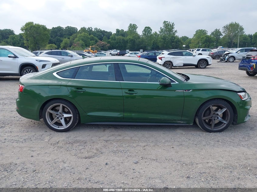 2019 Audi A5 45 Premium VIN: WAUENCF53KA055466 Lot: 45671505