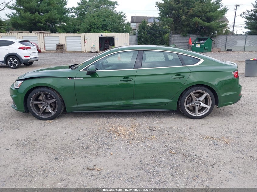 2019 Audi A5 45 Premium VIN: WAUENCF53KA055466 Lot: 45671505