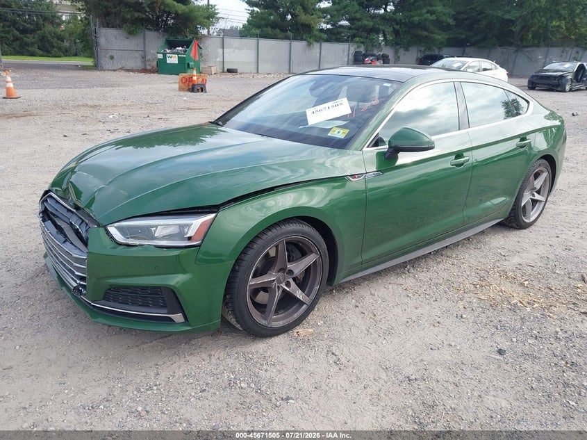 2019 Audi A5 45 Premium VIN: WAUENCF53KA055466 Lot: 45671505