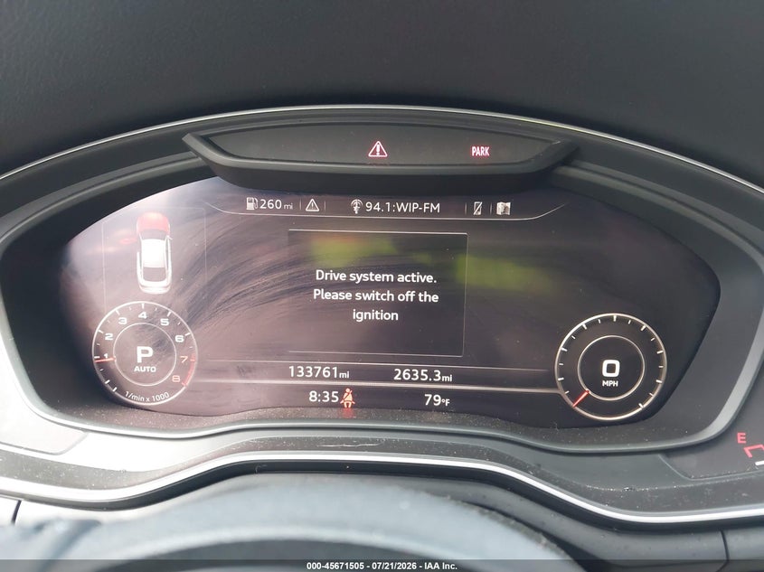 2019 Audi A5 45 Premium VIN: WAUENCF53KA055466 Lot: 45671505