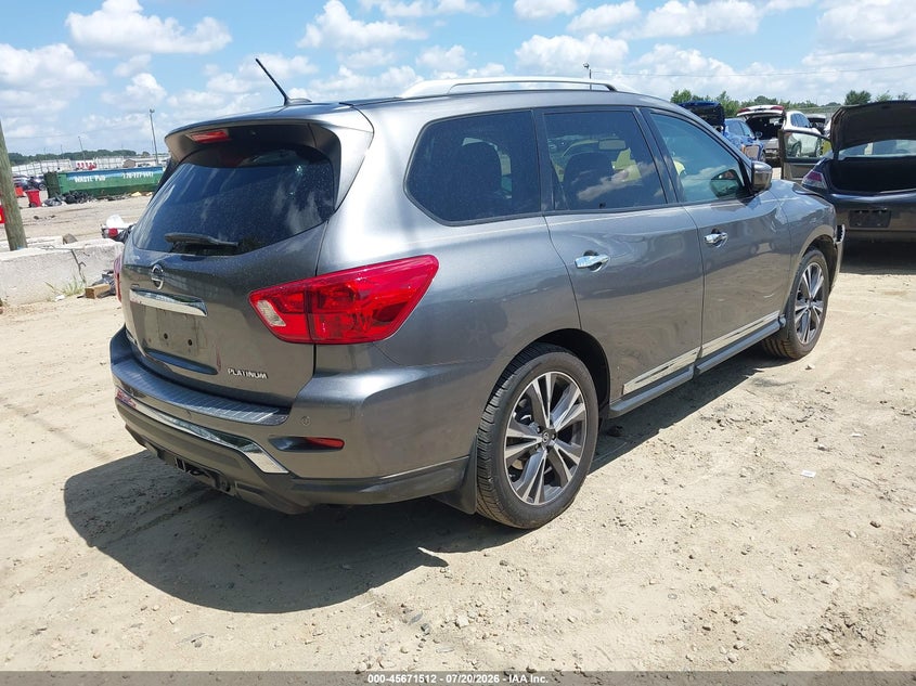 Vin: 5n1dr2mn3jc660098, lot: 46170112, nissan pathfinder platinum 20184