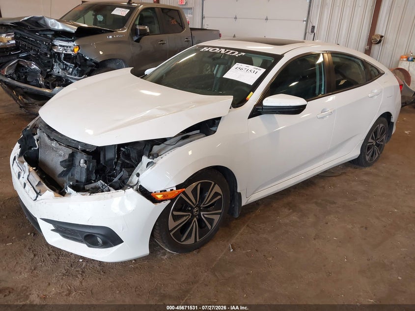 2017 Honda Civic, Front End, IAAI, VIN 2HGFC1F39HH649457 — photo 2