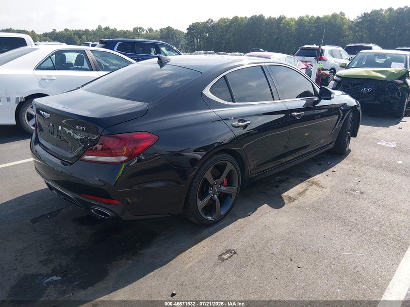 Vin: kmtg34le9ku027585, lot: 46170132, genesis g70 3.3t advanced 20194
