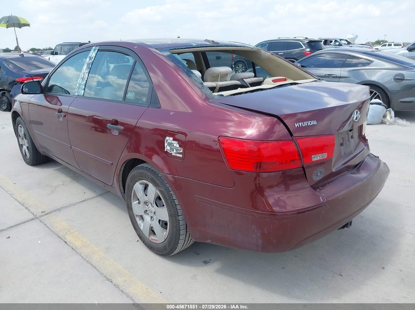 Vin: 5npet4ac8ah620970, lot: 46170151, hyundai sonata gls 20103
