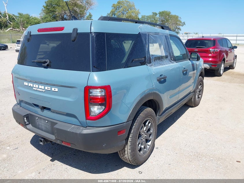 2022 Ford Bronco Sport Big Bend VIN: 3FMCR9B69NRE35255 Lot: 45671559