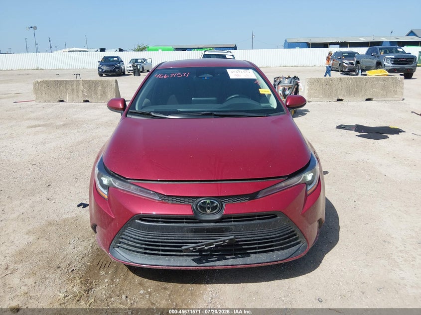 2025 Toyota Corolla Le VIN: 5YFB4MDE3SP350869 Lot: 45671571