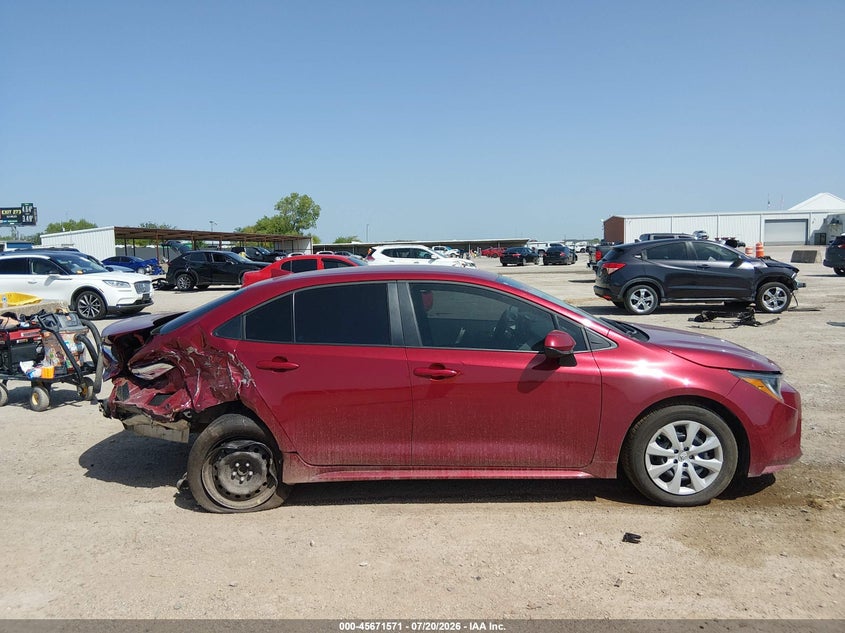 2025 Toyota Corolla Le VIN: 5YFB4MDE3SP350869 Lot: 45671571