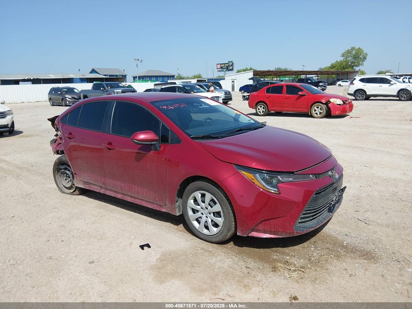 2025 Toyota Corolla Le VIN: 5YFB4MDE3SP350869 Lot: 45671571