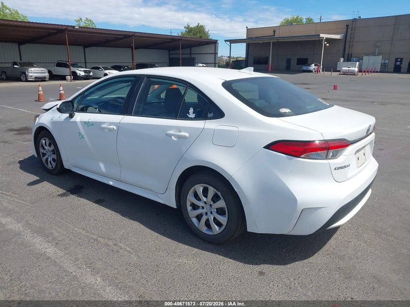 2020 Toyota Corolla Le VIN: 5YFEPRAE1LP097364 Lot: 45671573