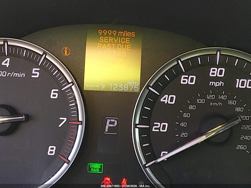 2015 Acura Tlx VIN: 19UUB1F34FA004012 Lot: 45671592
