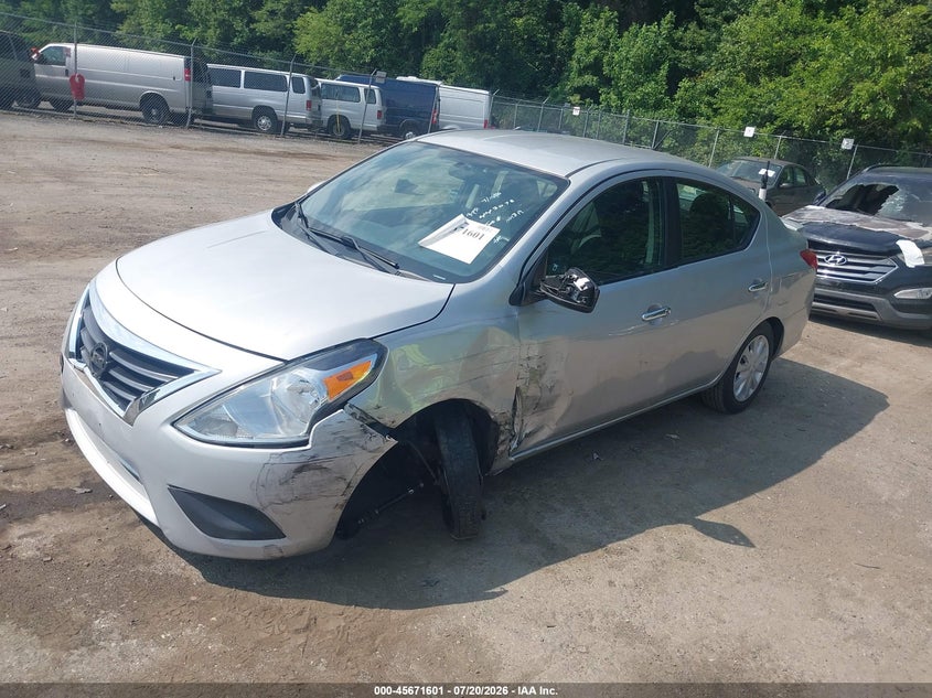 Vin: 3n1cn7ap0hk443078, lot: 46170201, nissan versa 1.6 sv 20172