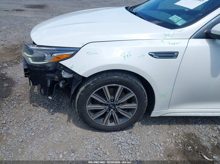 2019 Kia Optima Lx VIN: 5XXGT4L39KG370724 Lot: 45671603