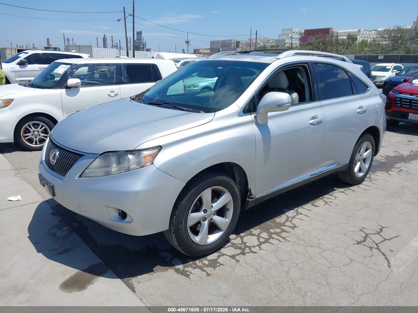 Vin: 2t2bk1ba5ac080056, lot: 46170208, lexus rx 350 20102