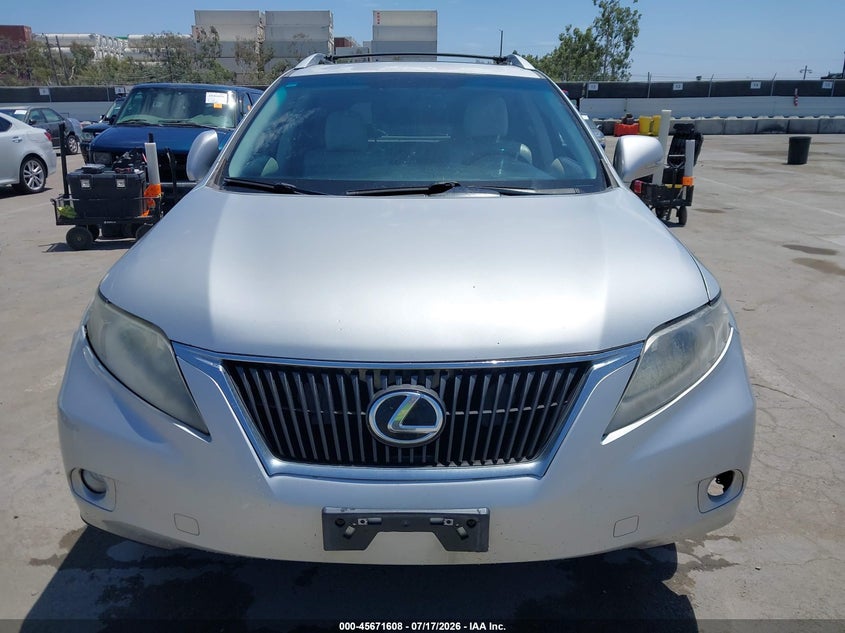 2010 LEXUS RX 350 auction photo 6