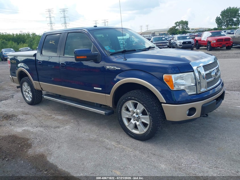 2012 Ford F-150 Lariat VIN: 1FTFW1ET9CFB64348 Lot: 45671622