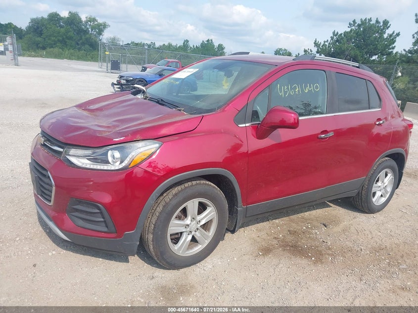 2019 Chevrolet Trax, Front End, IAAI, VIN 3GNCJLSB6KL228771 — photo 2