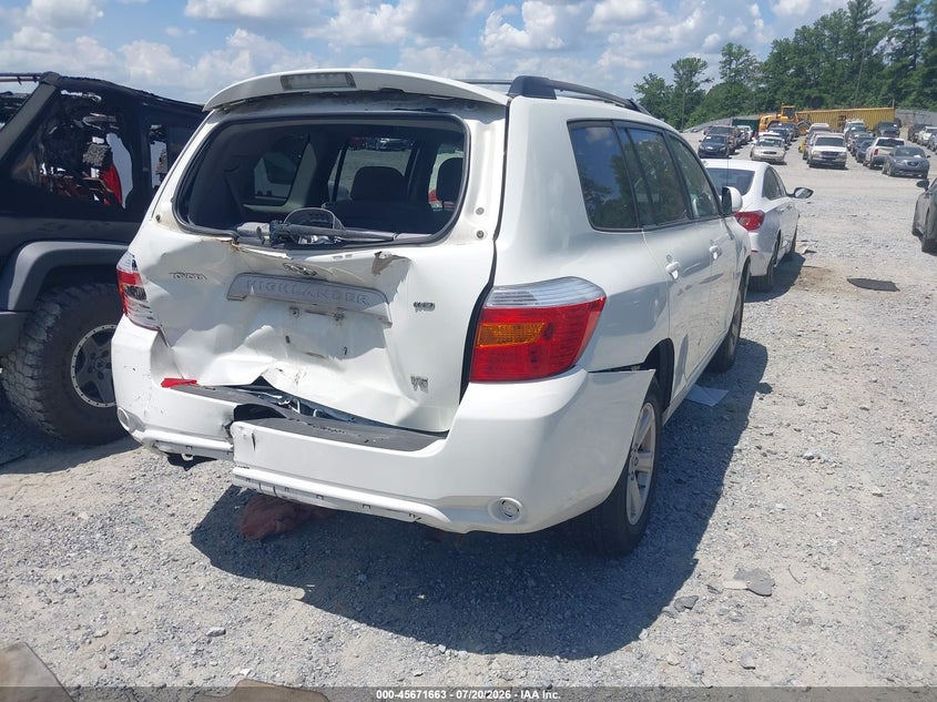 2008 Toyota Highlander VIN: JTEES41A182034961 Lot: 45671663