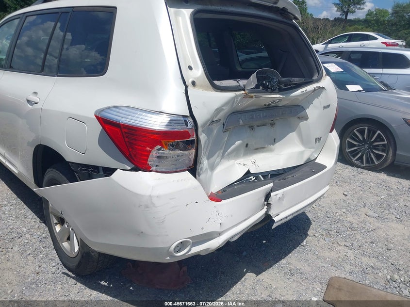 2008 Toyota Highlander VIN: JTEES41A182034961 Lot: 45671663