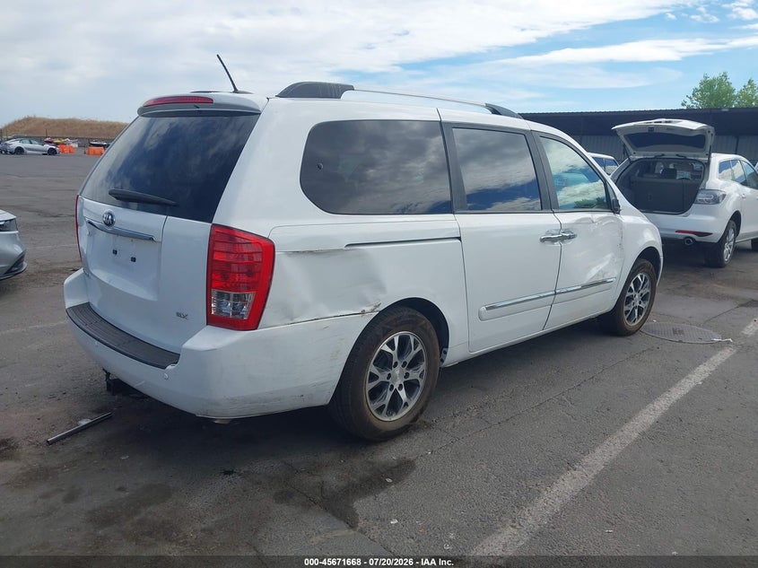 Vin: kndmh4c72e6573531, lot: 46170268, kia sedona ex 20144