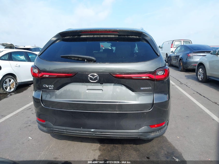 2024 Mazda Cx-90 3.3 Turbo Preferred VIN: JM3KKBHD1R1141177 Lot: 45671681